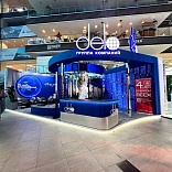 Stand for Delo company