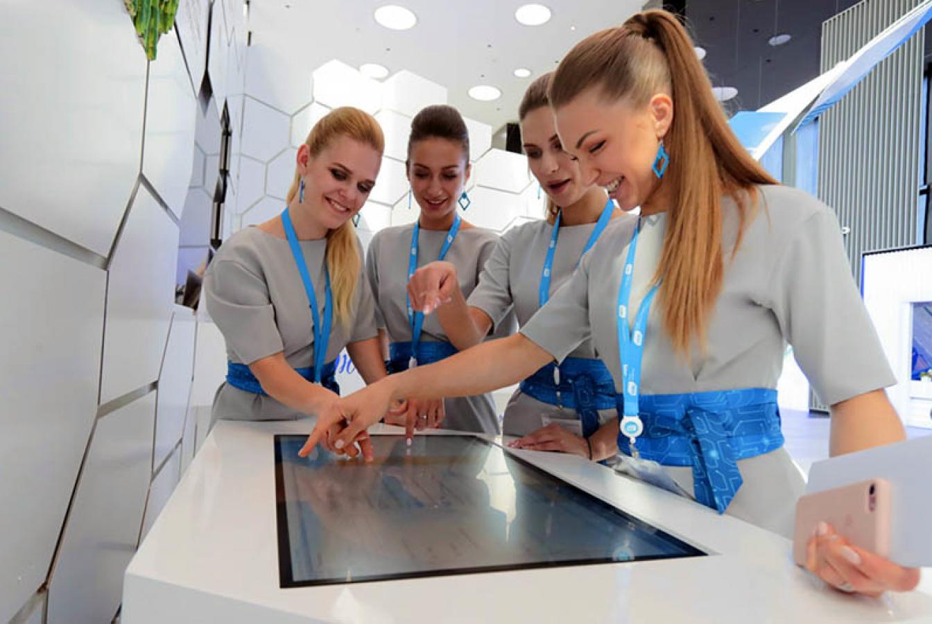 выставочный стенд, complex wear for veb bank