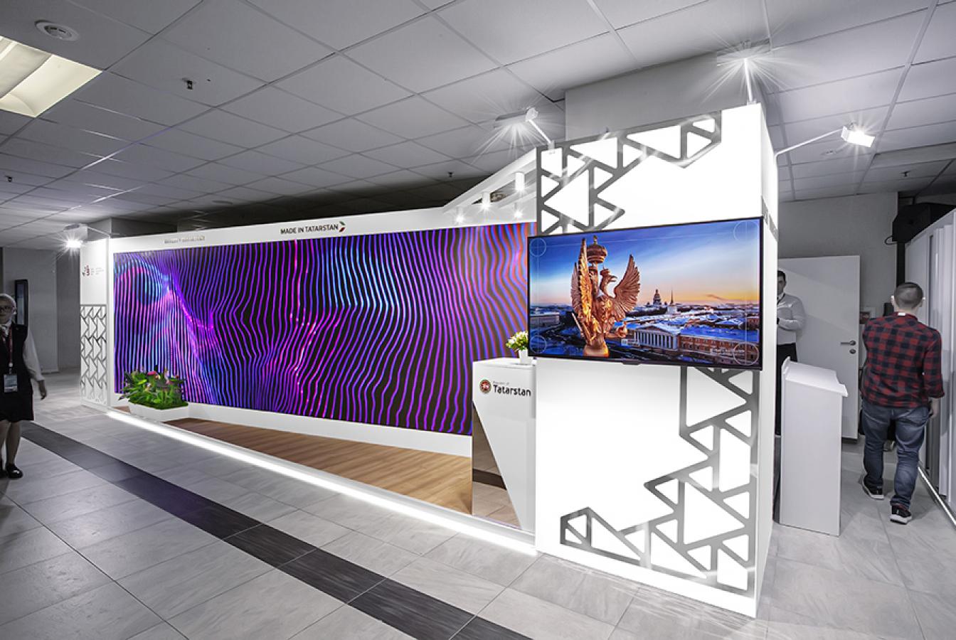 выставочный стенд, stand for department of development of tatarstan republic