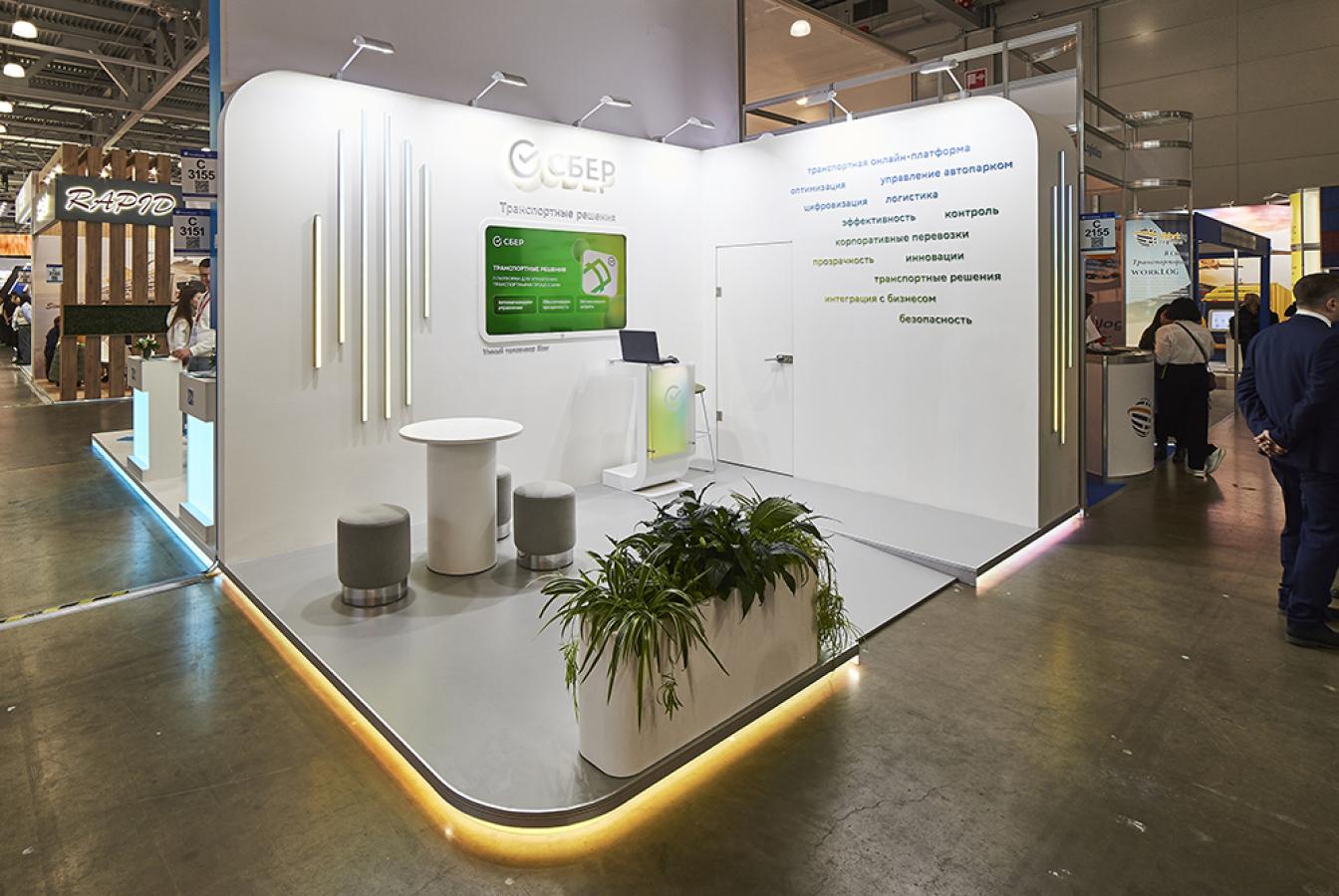 выставочный стенд, stand for sber