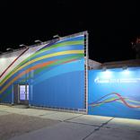 выставочный стенд, grand openning of gazprom's compressor station in krasnodar region