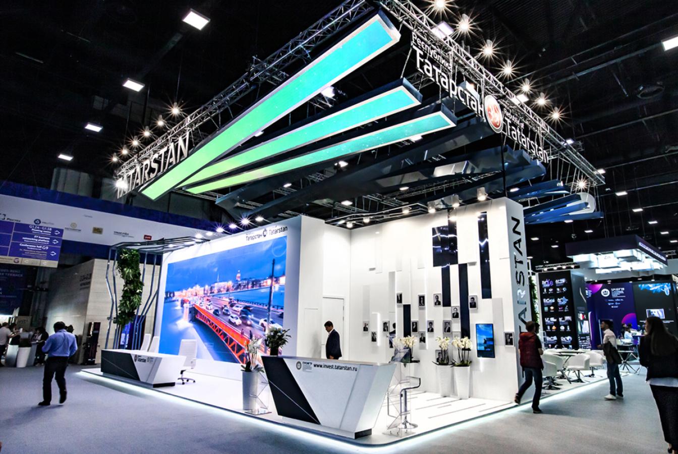 выставочный стенд, stand for department of development of tatarstan republic