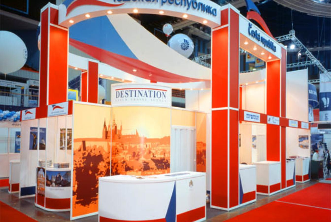 выставочный стенд, сhech republik выставка отдых-2004