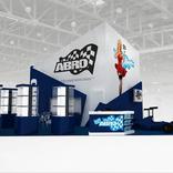 выставочный стенд, стенд для компании abro