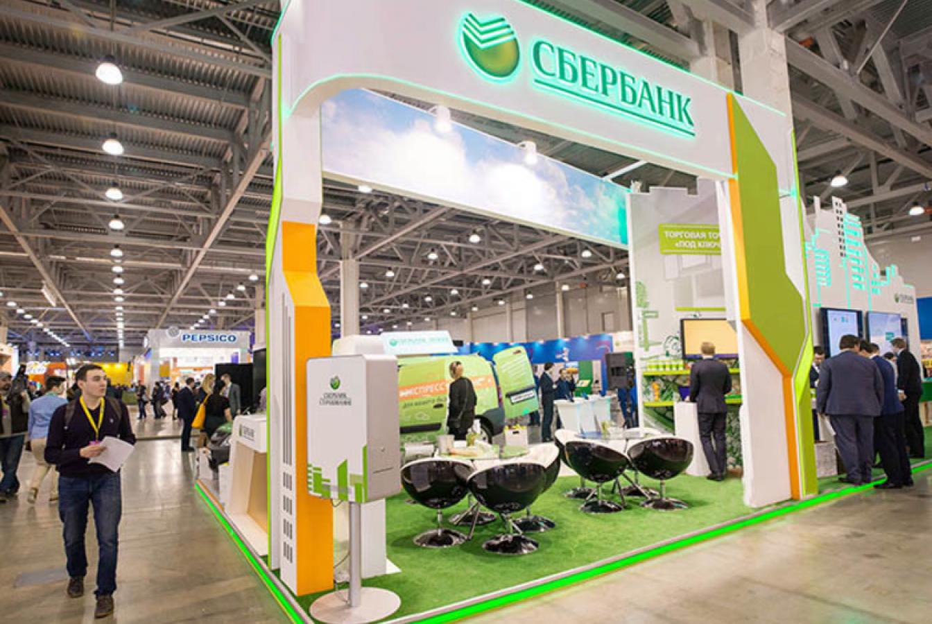 выставочный стенд, стенд для сбербанка россии оао