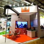 выставочный стенд, стенд для компании "пионер"