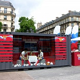 Decoration of the promo-container for Football Union of Russia