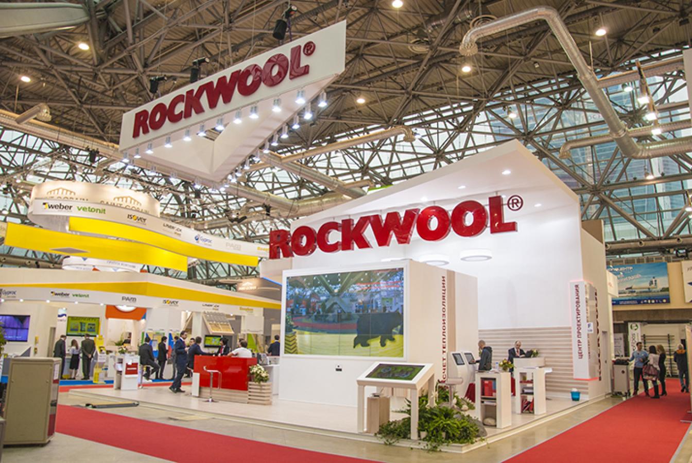выставочный стенд, стенд для компании rockwool