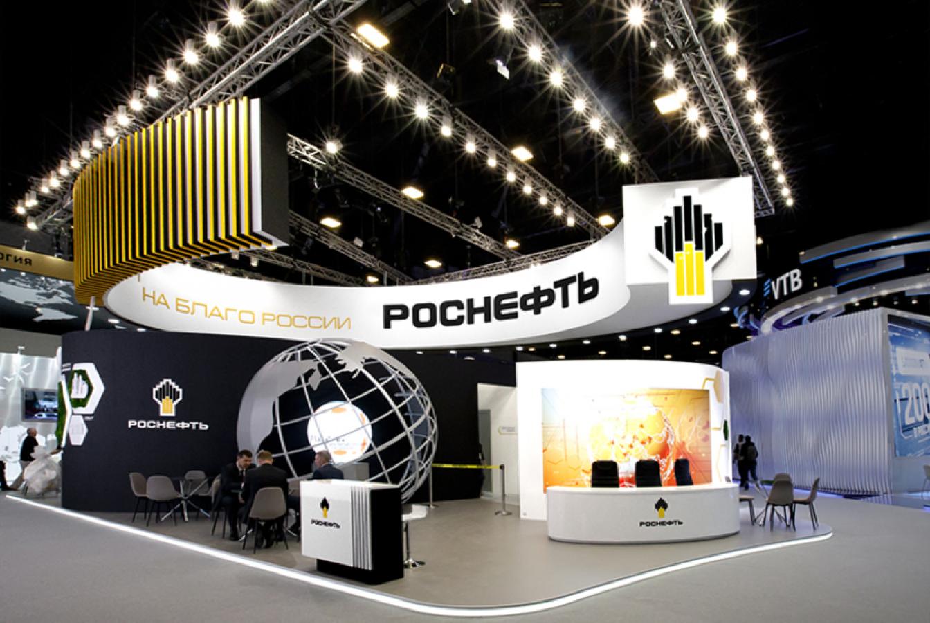 выставочный стенд, stand for rosneft 