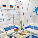 выставочный стенд, stand for russneft company