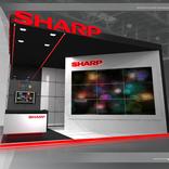 выставочный стенд, стенд для компании sharp