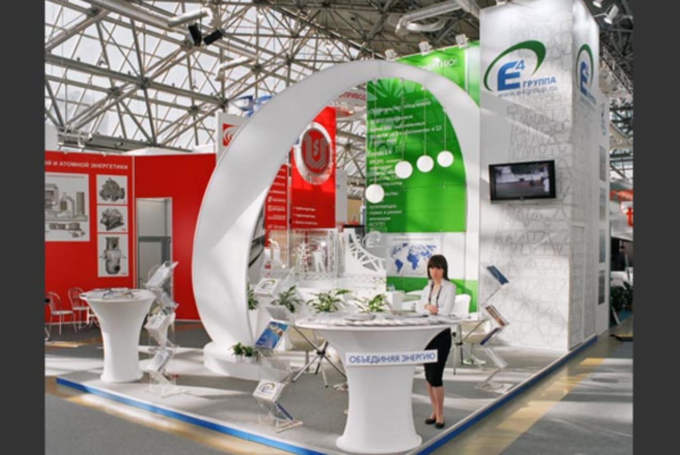 выставочный стенд, stand for e4 company