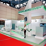 Stand for Heidelberg Cement