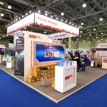 выставочный стенд, media village for 21st world petroleum congress