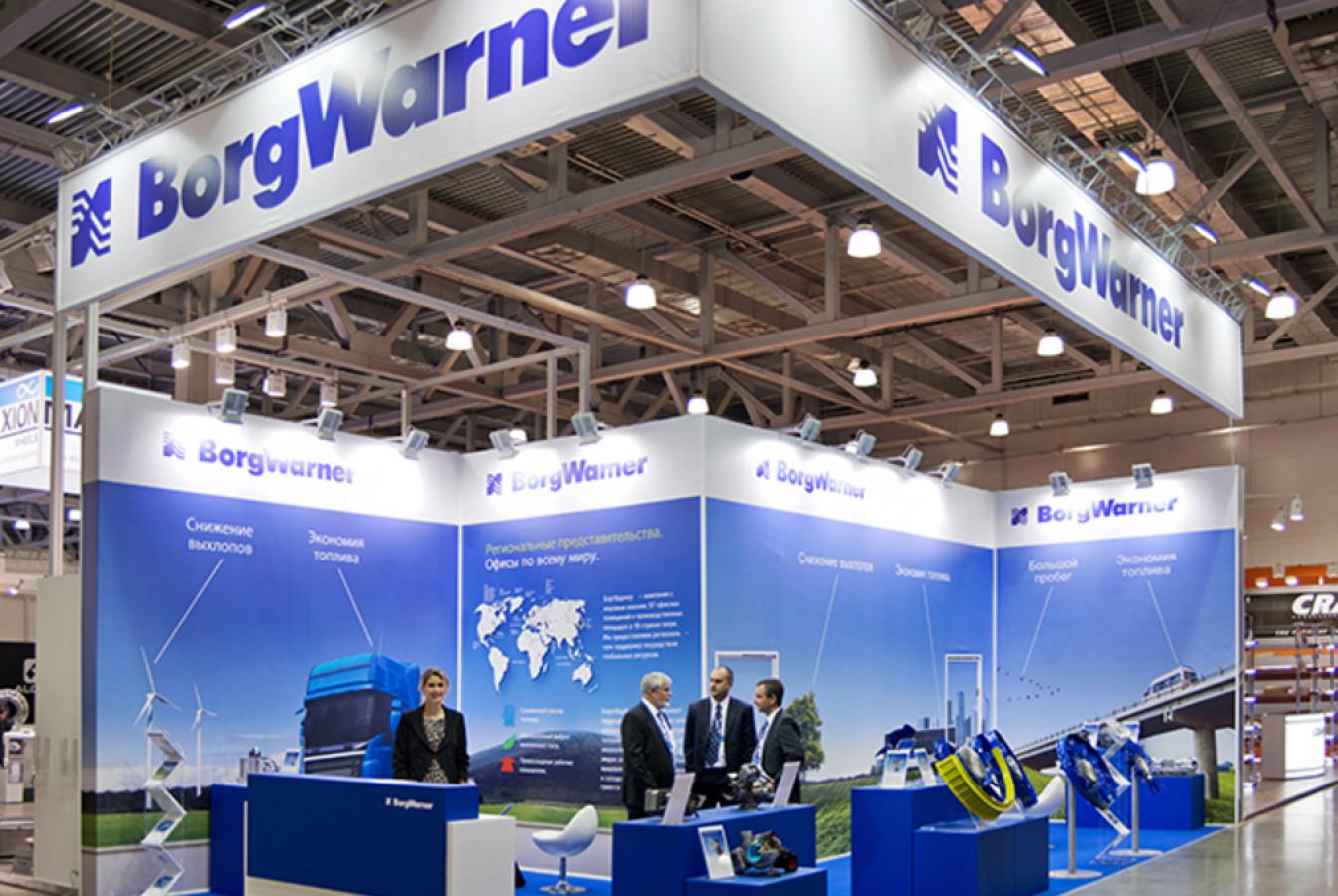 выставочный стенд,  stand for borgwarner