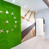 выставочный стенд, шале для обьединенной авиастроительной корпорации (оак)