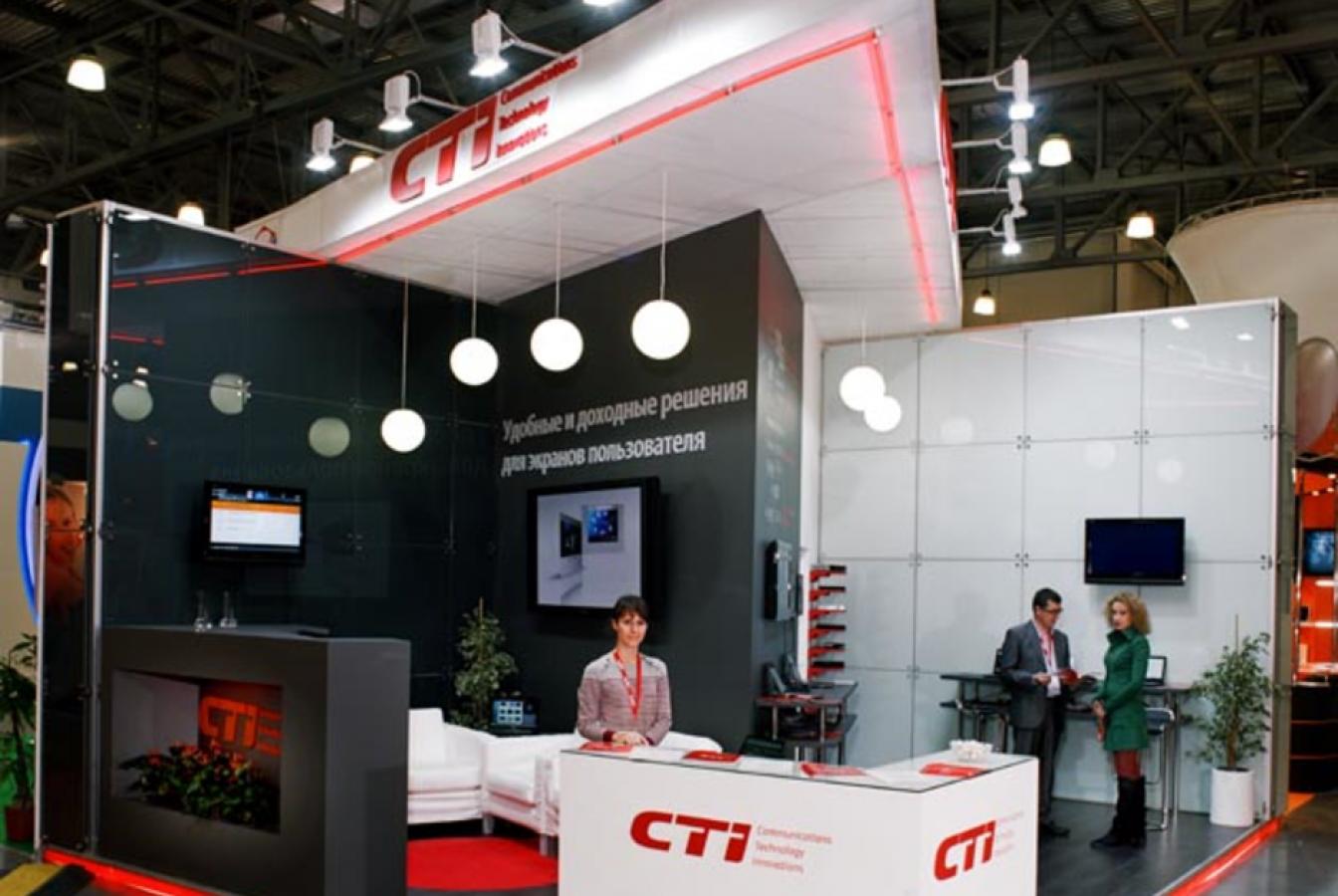 выставочный стенд, stand for cti company