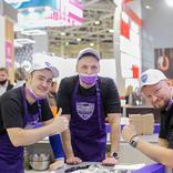 выставочный стенд, стенд для компании русагро, бренд "слово мясника"