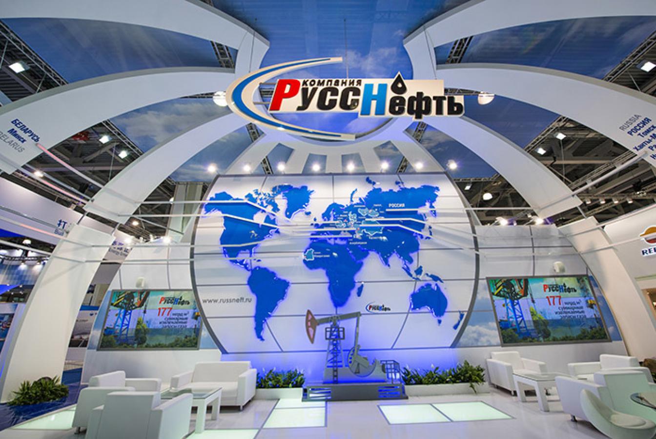 выставочный стенд, stand for russneft