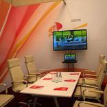 выставочный стенд, decoration of scene, congress zones and grand opening ceremony