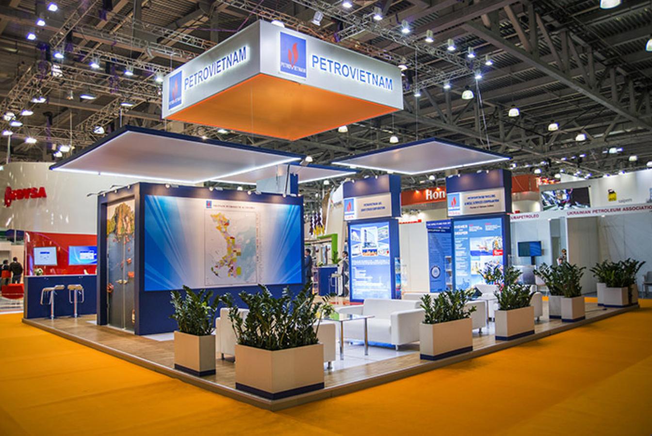 выставочный стенд, стенд для компании petrovietnam