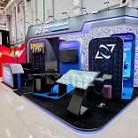 Стенд для Газпромбанка