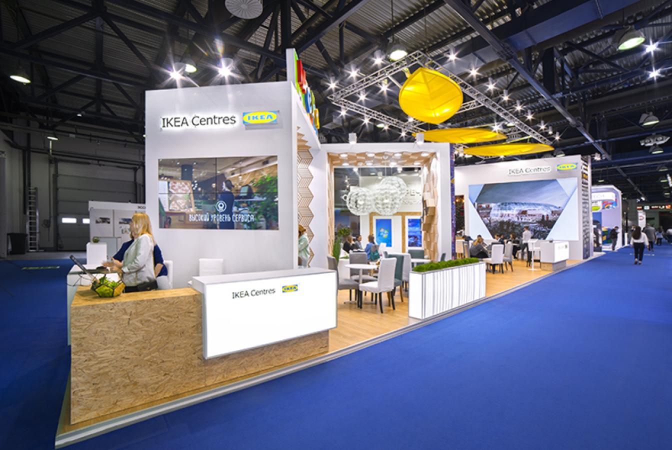 выставочный стенд, stand for ikea and mega