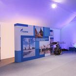выставочный стенд, gazprom commissions kaliningrad ugs facility