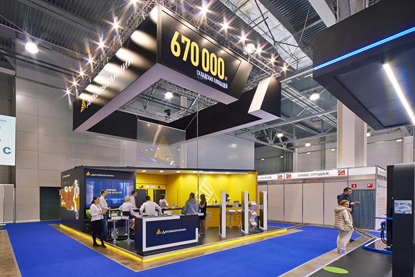 выставочный стенд, стенд для компании "деловые линии"