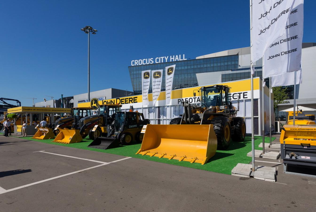 выставочный стенд, стенд для компании john deer