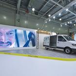 выставочный стенд, stand for volkswagen commercial auto
