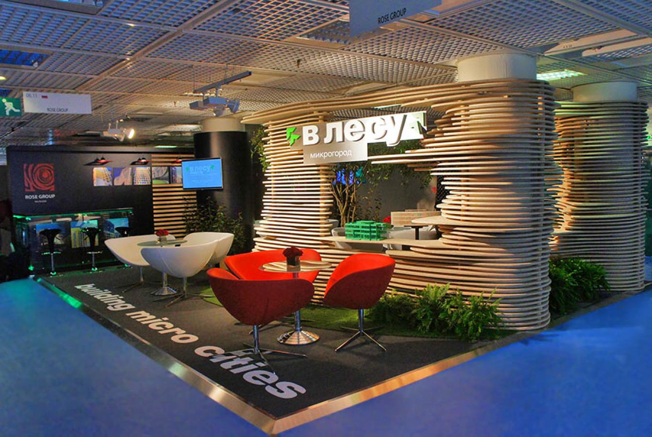 выставочный стенд, stand for rose group