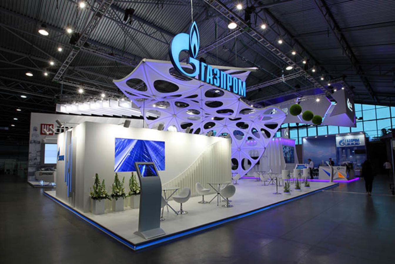 выставочный стенд, stand for gazprom