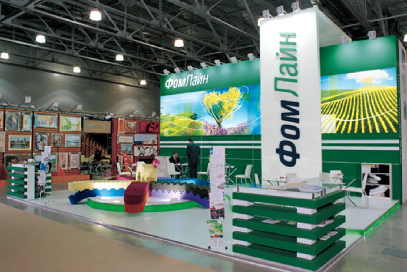 выставочный стенд, stand for foamline company
