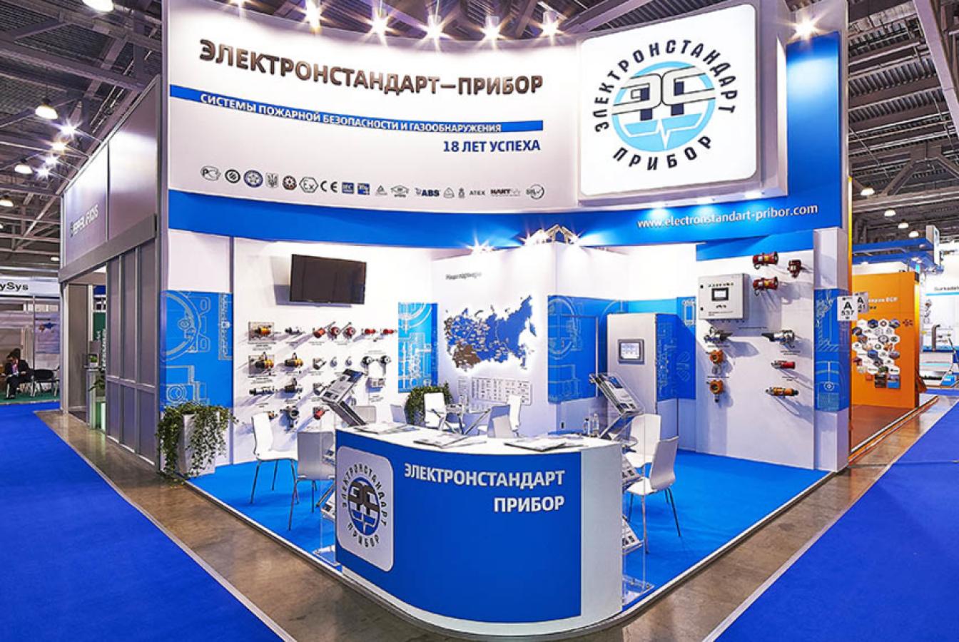 выставочный стенд, stand for electronstandart-pribor