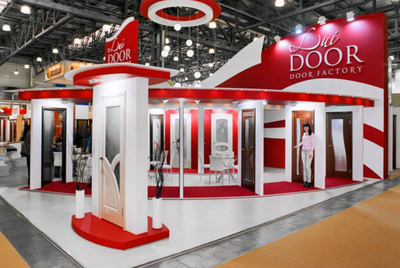 выставочный стенд, стенд для компании "луидор"