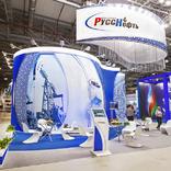 выставочный стенд, stand for russneft company