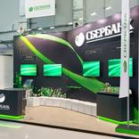 выставочный стенд, stand for sberbank of russia