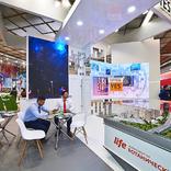 выставочный стенд, стенд для девелоперской компании "пионер"