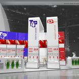 выставочный стенд, стенд для компании лакра