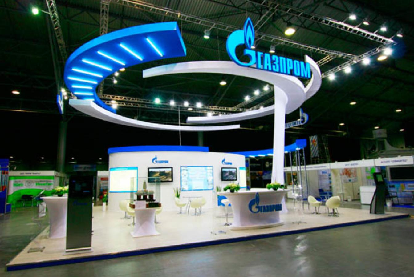 выставочный стенд, stand for gazprom 