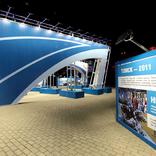 выставочный стенд, design of corporate cullture fest "fakel"