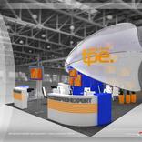 выставочный стенд, стенд для компании "технопромэкспорт"