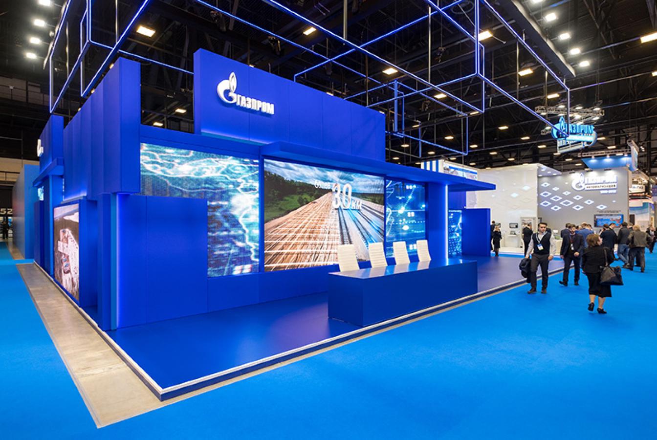 выставочный стенд, stand for gazprom