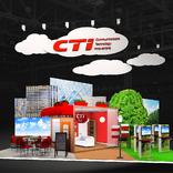 выставочный стенд, стенд для компании сti 