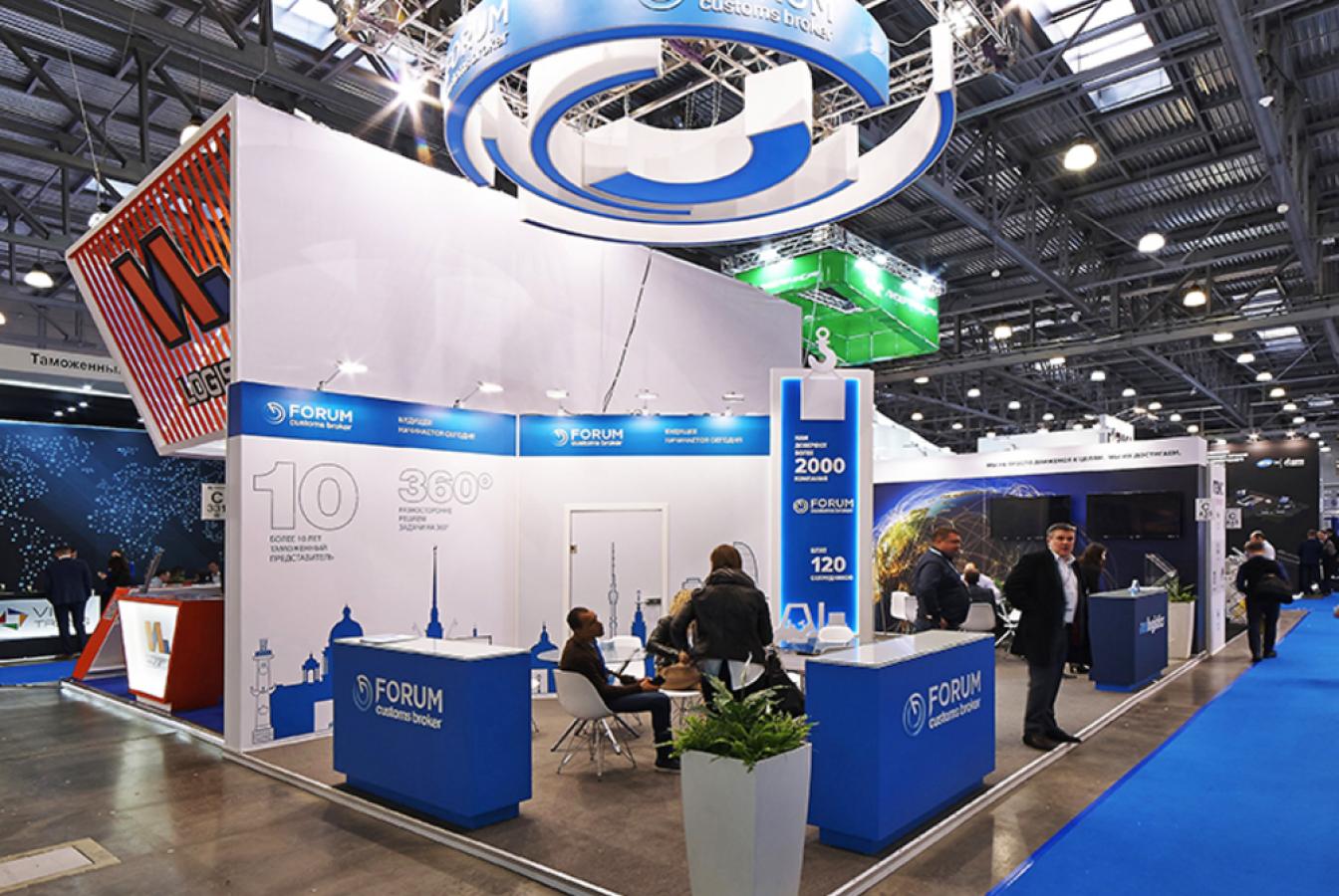 выставочный стенд, stand for forum customs broker