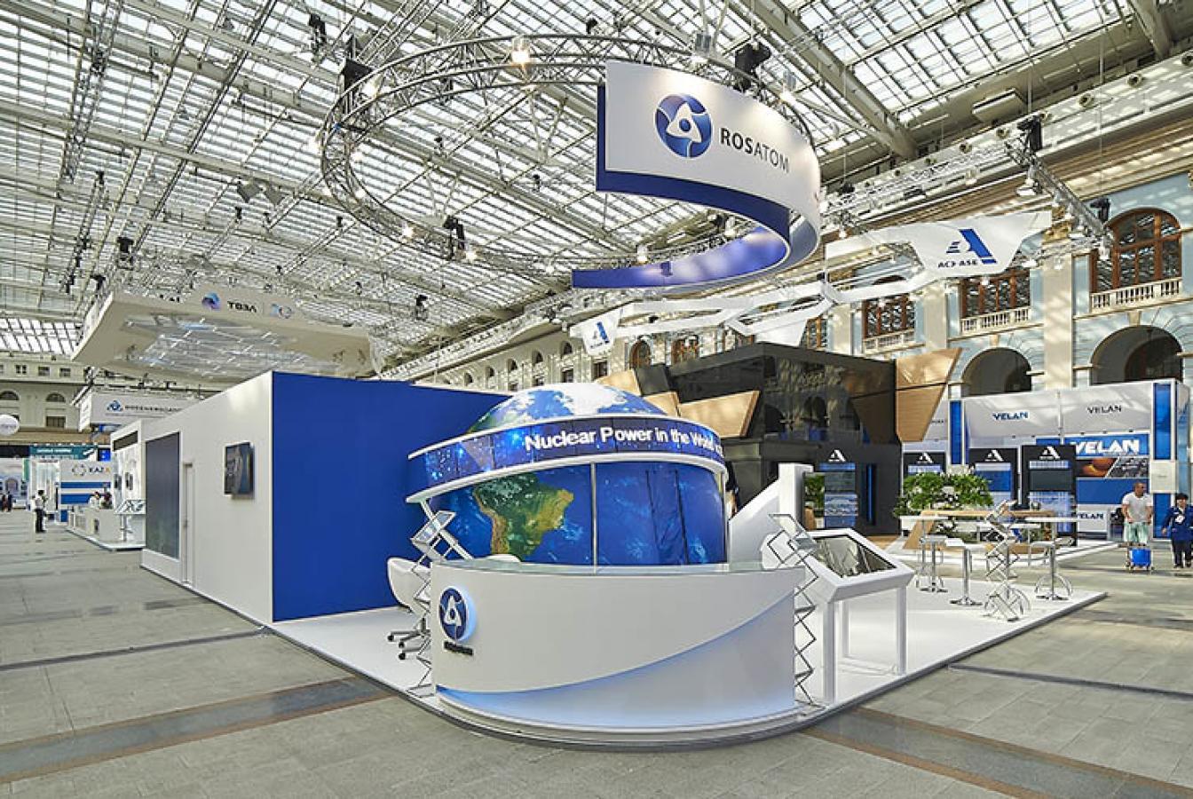 выставочный стенд, stand for rosatom