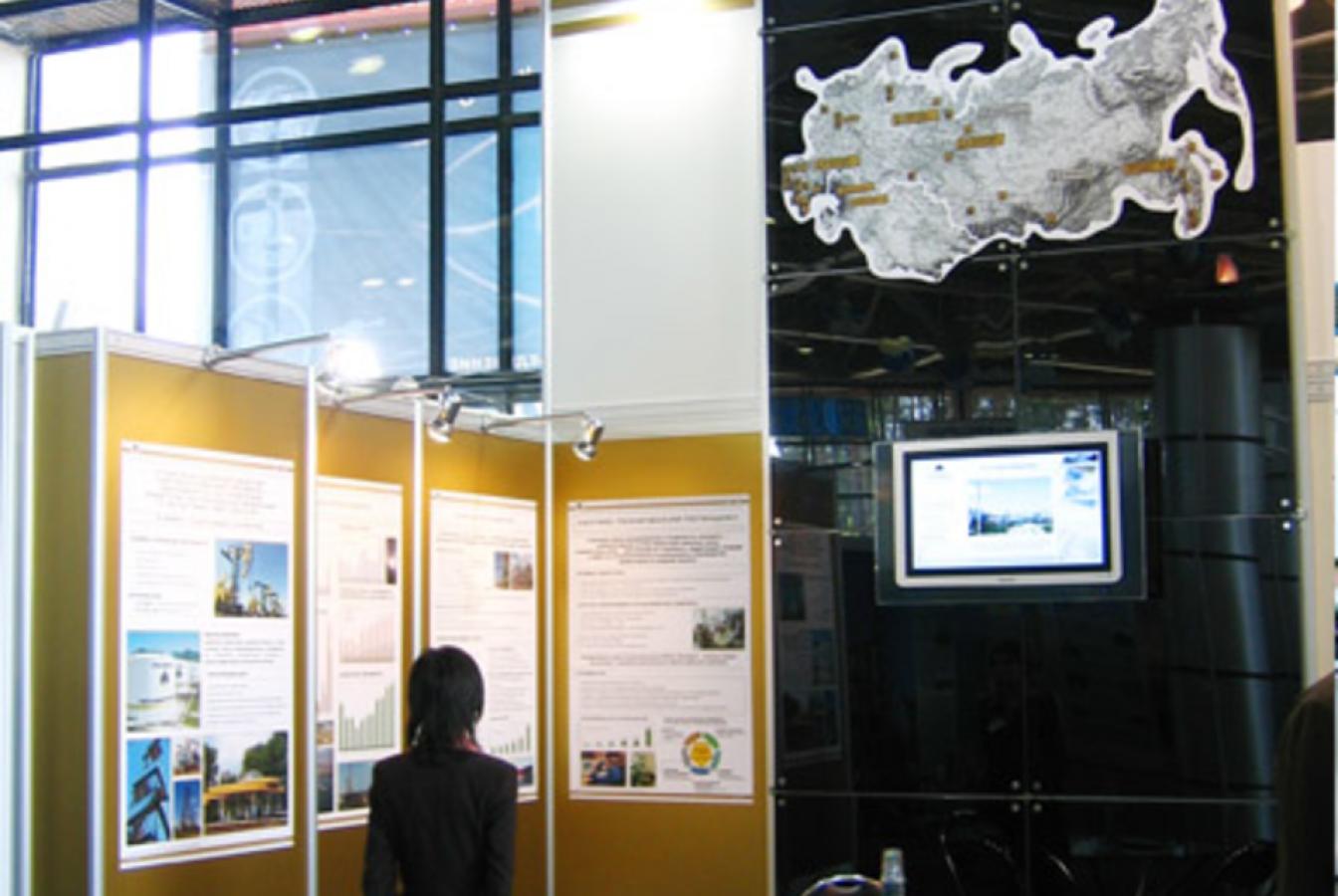 выставочный стенд, stand for rosneft 