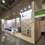 выставочный стенд, stand for saratov oboi wallpaper company