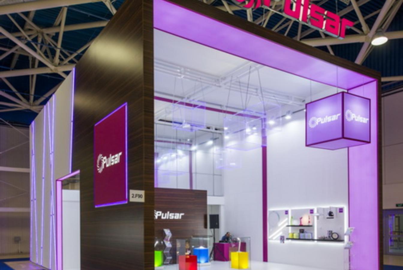 выставочный стенд, stand for pulsar company